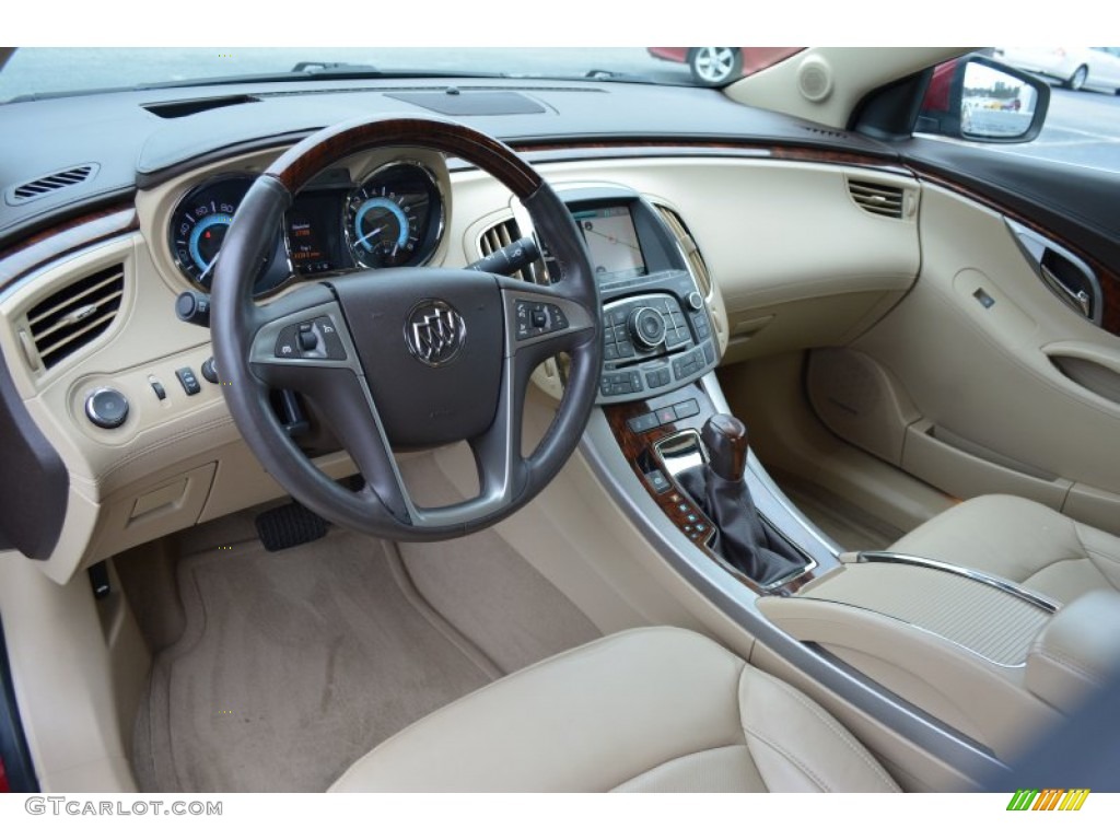 Cocoa/Light Cashmere Interior 2010 Buick LaCrosse CXS Photo #100491165