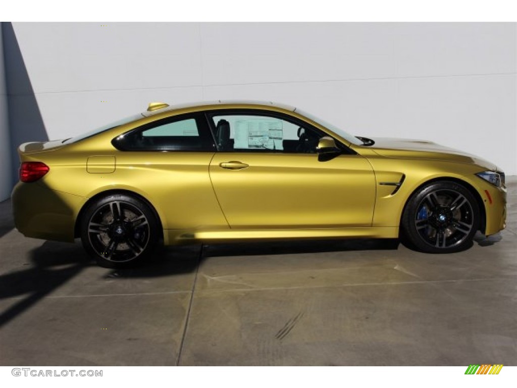 Austin Yellow Metallic 2015 BMW M4 Coupe Exterior Photo #100491486