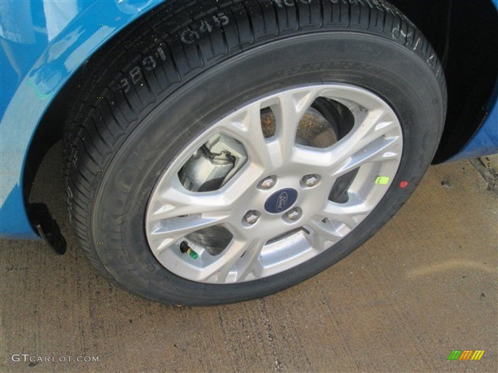 2015 Fiesta SE Sedan - Blue Candy Metallic / Charcoal Black photo #6