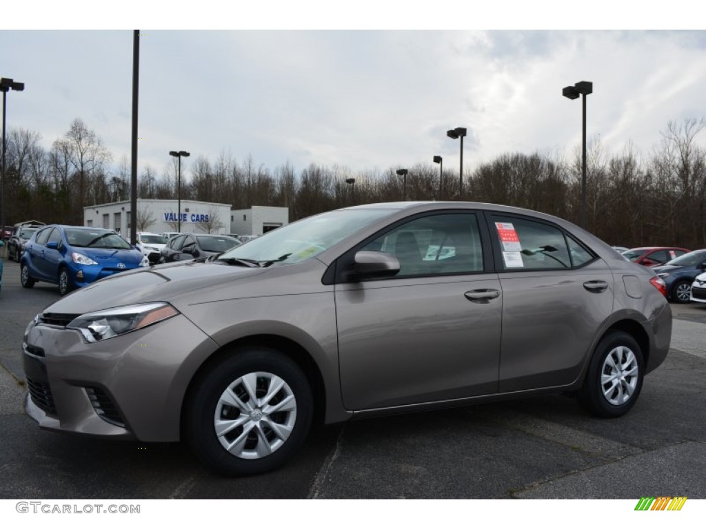 Brown Sugar Metallic 2015 Toyota Corolla LE Eco Exterior Photo #100491792