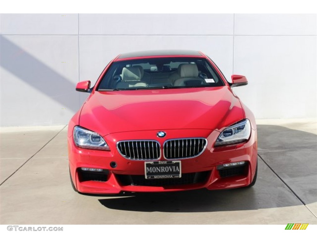 2015 6 Series 640i Gran Coupe - Imola Red / Ivory White photo #3