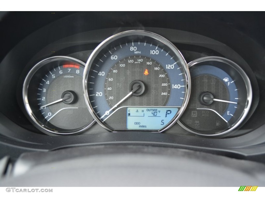 2015 Toyota Corolla LE Eco Gauges Photo #100492131