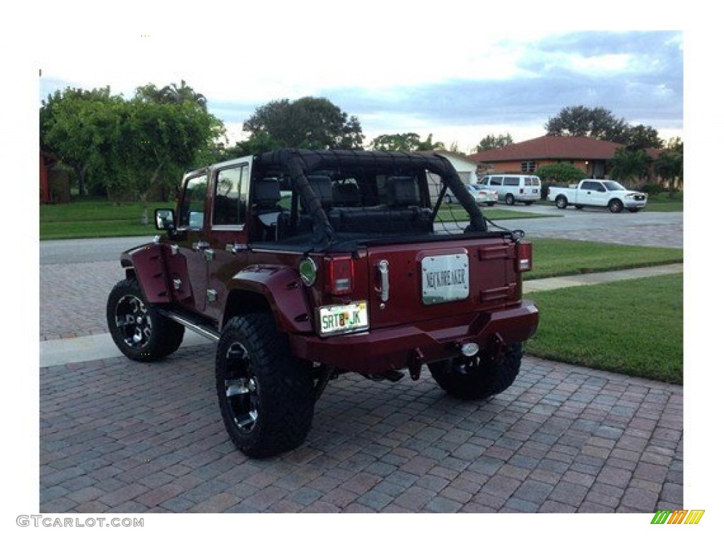 2007 Wrangler Unlimited X 4x4 - Red Rock Crystal Pearl / Dark Slate Gray/Medium Slate Gray photo #2