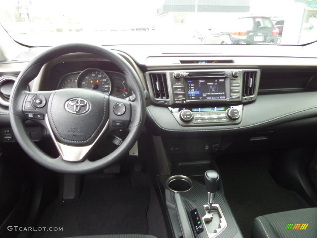 2014 Toyota RAV4 XLE Ash Dashboard Photo #100492350