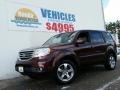 2013 Dark Cherry Pearl Honda Pilot EX 4WD  photo #1