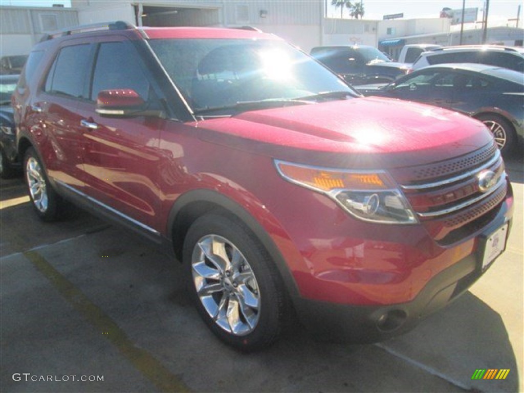 2015 Explorer Limited - Ruby Red / Medium Light Stone photo #1