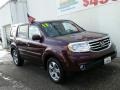 2013 Dark Cherry Pearl Honda Pilot EX 4WD  photo #32