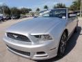 2014 Ingot Silver Ford Mustang V6 Convertible  photo #15