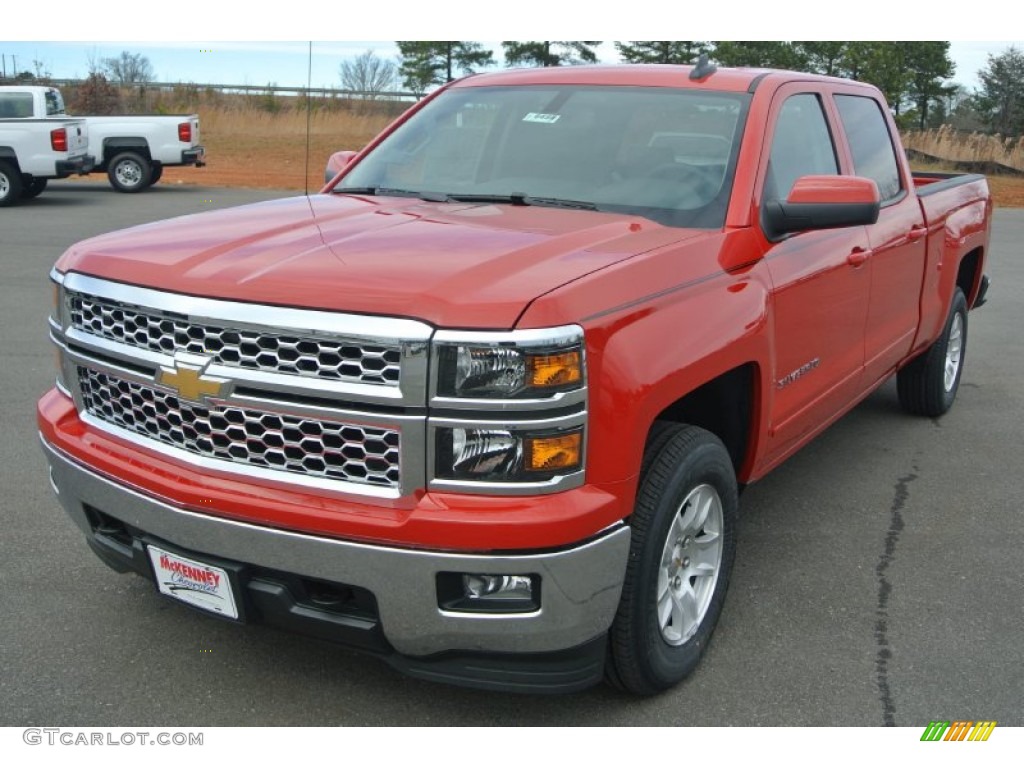 2015 Silverado 1500 LT Crew Cab 4x4 - Victory Red / Jet Black photo #2