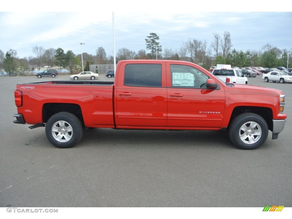 2015 Silverado 1500 LT Crew Cab 4x4 - Victory Red / Jet Black photo #6