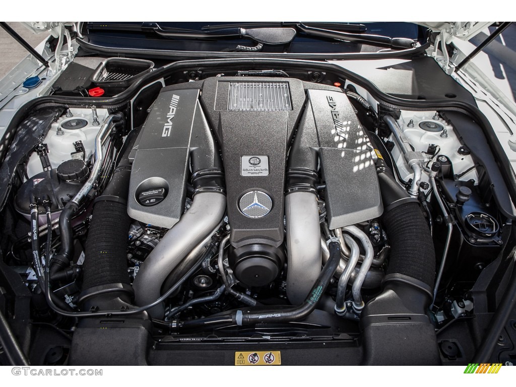 2015 Mercedes-Benz SL 63 AMG Roadster 5.5 Liter AMG biturbo DOHC 32-Valve V8 Engine Photo #100500270