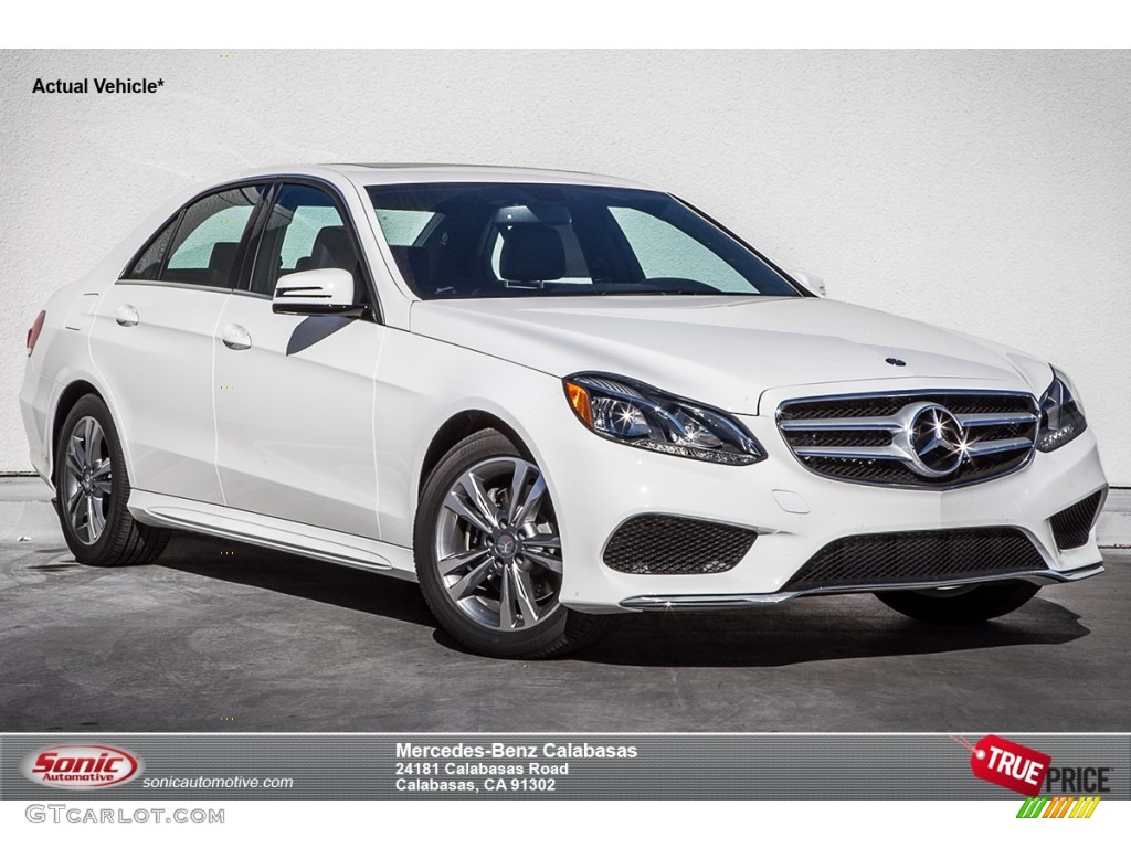 2015 E 250 Blutec Sedan - Polar White / Black photo #1