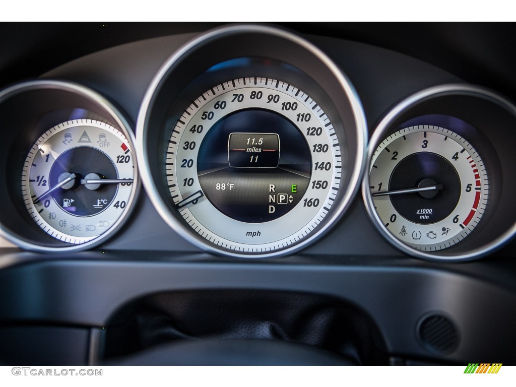 2015 Mercedes-Benz E 250 Blutec Sedan Gauges Photo #100501639