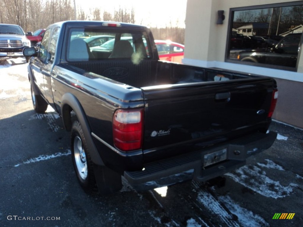 2001 Ranger XLT SuperCab 4x4 - Deep Wedgewood Blue Metallic / Dark Graphite photo #2