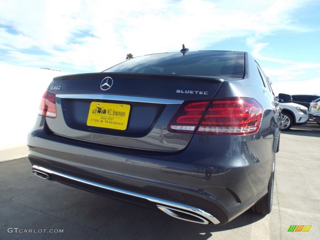 2015 E 250 Blutec Sedan - Steel Grey Metallic / Black photo #4