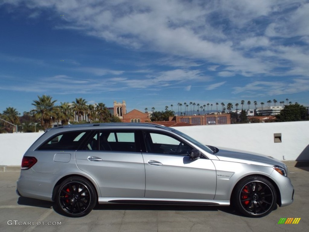 Iridium Silver Metallic 2015 Mercedes-Benz E 63 AMG S 4Matic Wagon Exterior Photo #100503264
