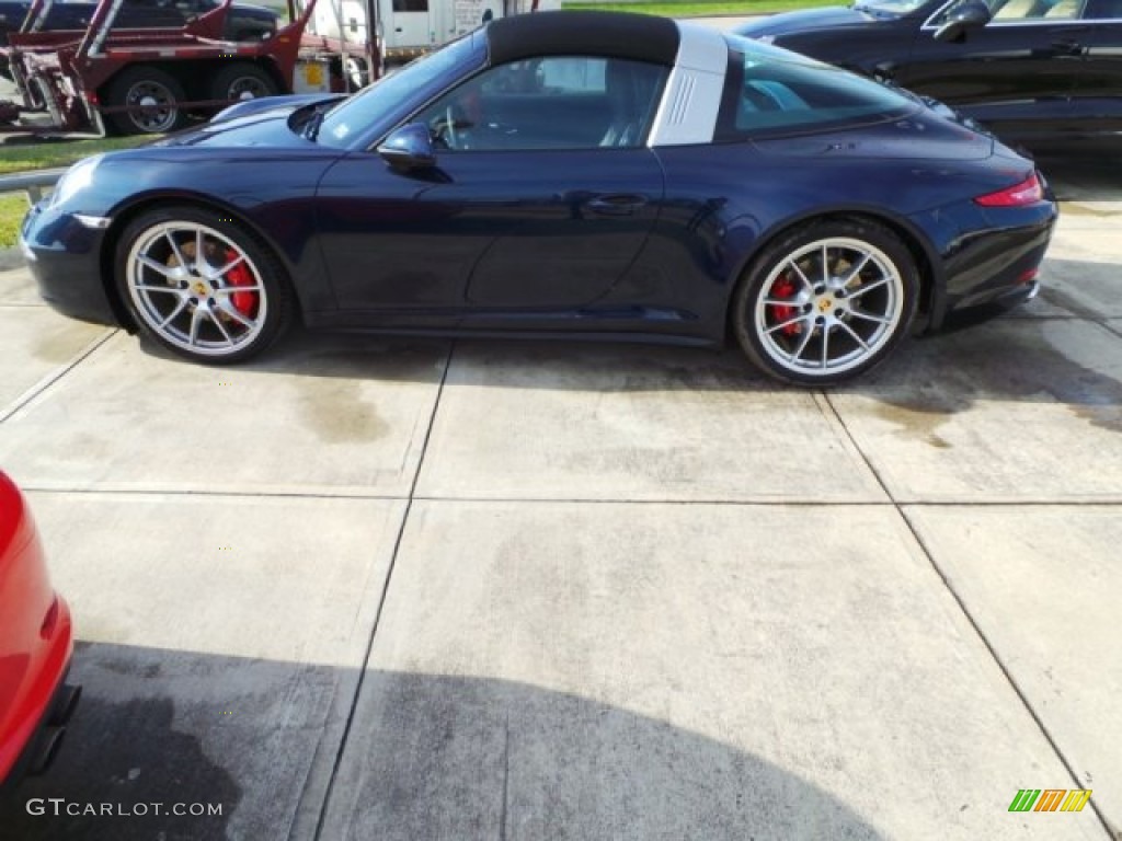 Dark Blue Metallic 2015 Porsche 911 Targa 4S Exterior Photo #100503888