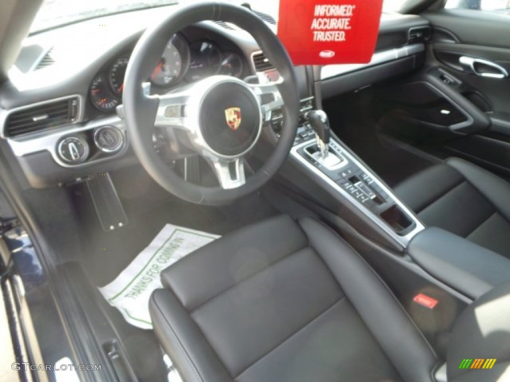 Black Interior 2015 Porsche 911 Targa 4S Photo #100504134