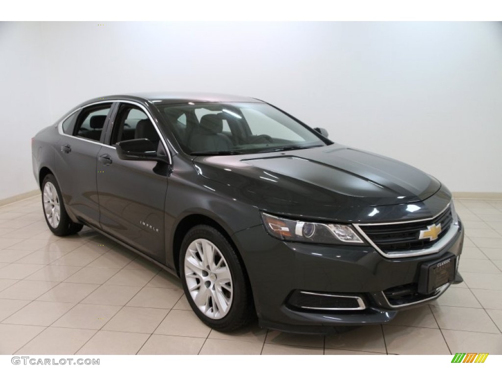 2014 Impala LS - Ashen Gray Metallic / Jet Black/Dark Titanium photo #1