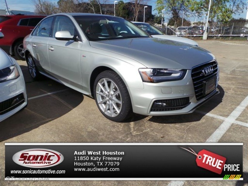 2015 A4 2.0T Premium Plus - Cuvee Silver Metallic / Beige/Brown photo #1