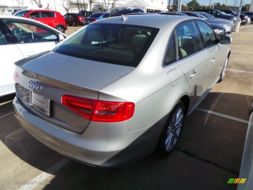 2015 A4 2.0T Premium Plus - Cuvee Silver Metallic / Beige/Brown photo #6