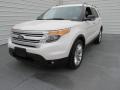 2015 White Platinum Ford Explorer XLT  photo #7