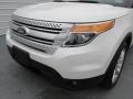2015 White Platinum Ford Explorer XLT  photo #10