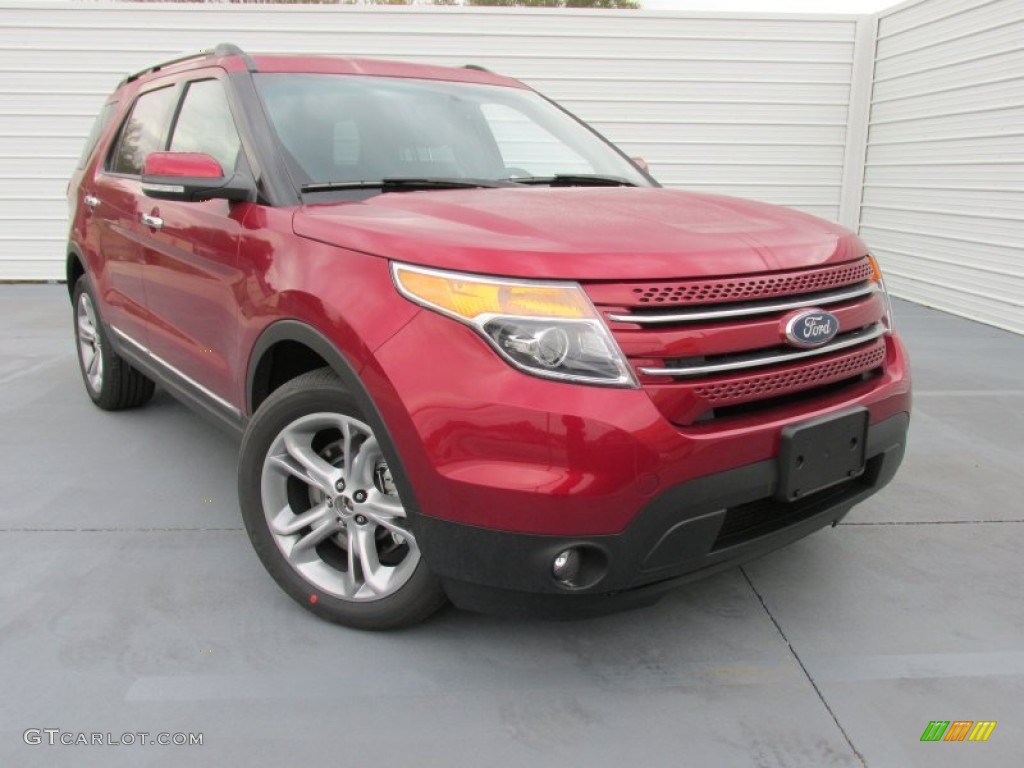 2015 Explorer Limited - Ruby Red / Charcoal Black photo #1