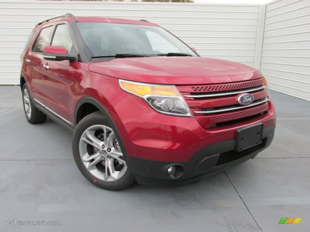 Ruby Red Ford Explorer