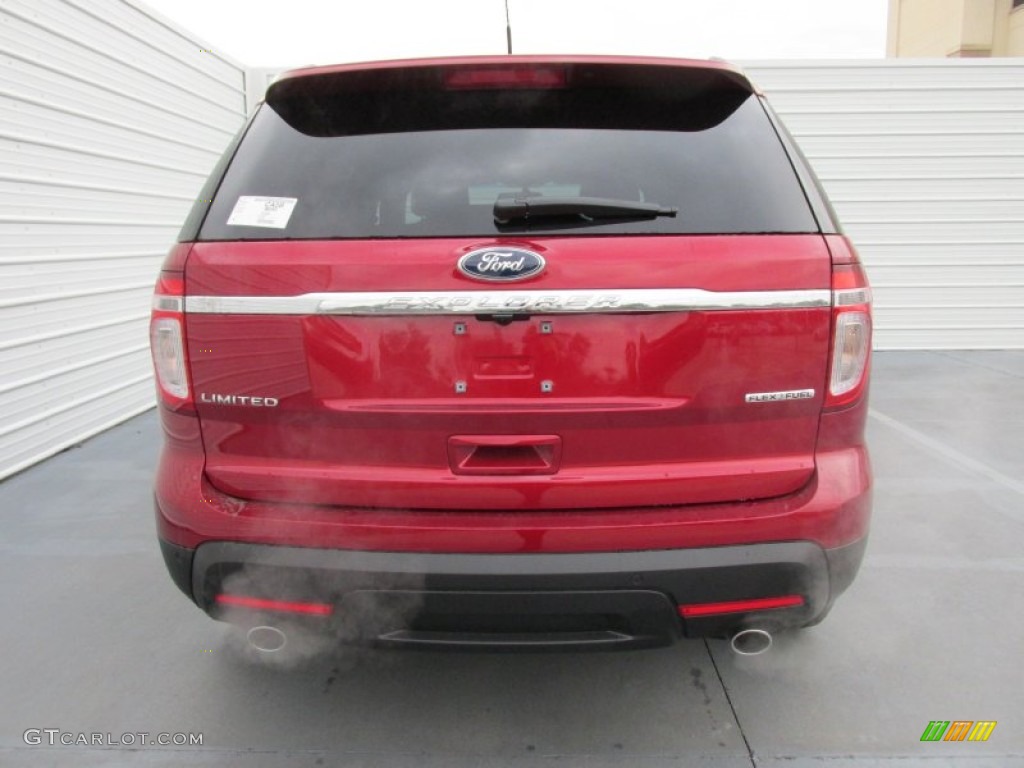 2015 Explorer Limited - Ruby Red / Charcoal Black photo #5