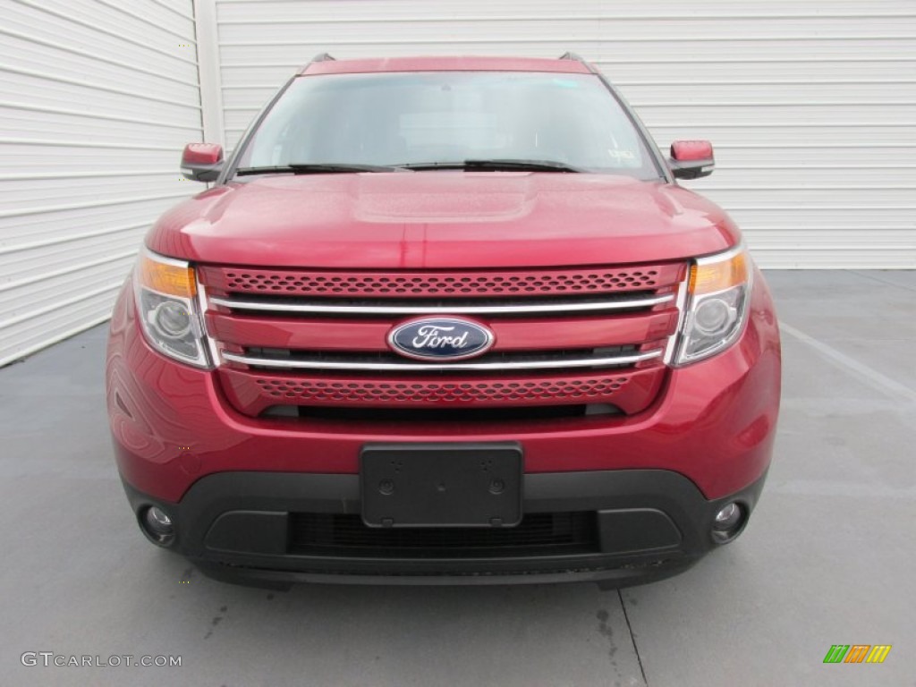 2015 Explorer Limited - Ruby Red / Charcoal Black photo #8