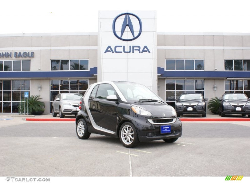 2010 fortwo pure coupe - Deep Black / Grey photo #1