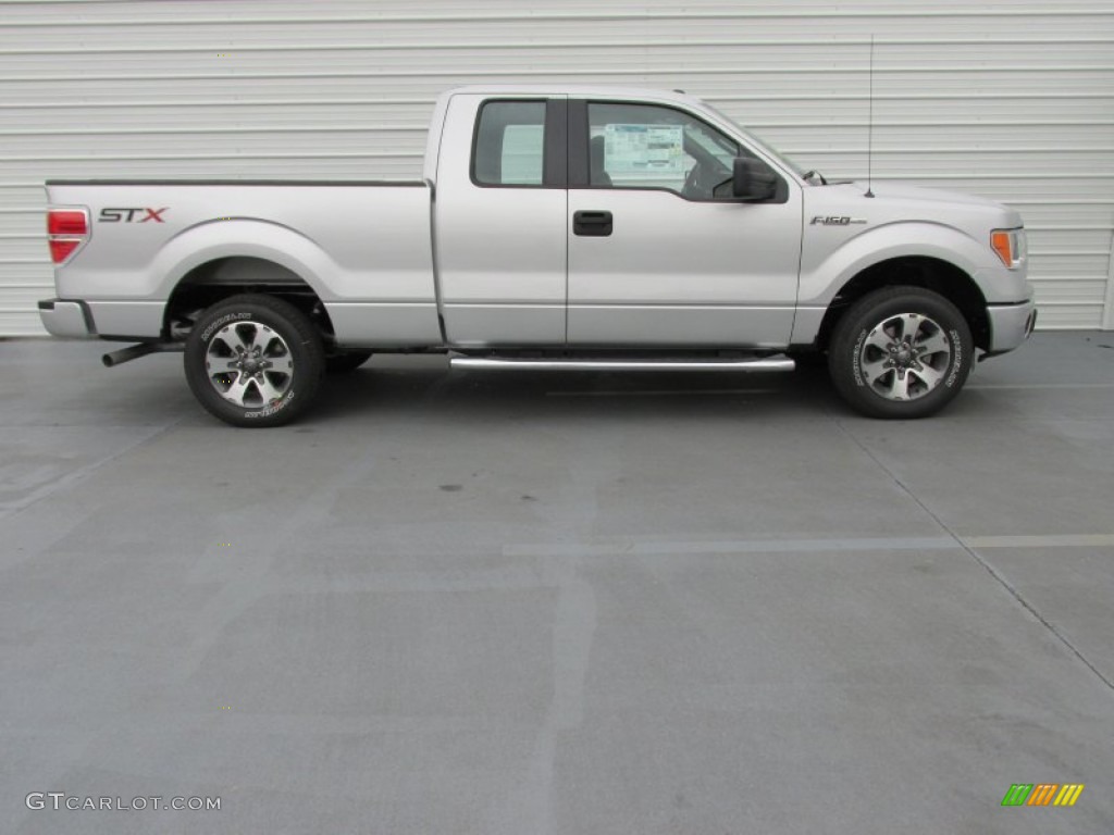 2014 F150 STX SuperCab - Ingot Silver / Steel Grey photo #3