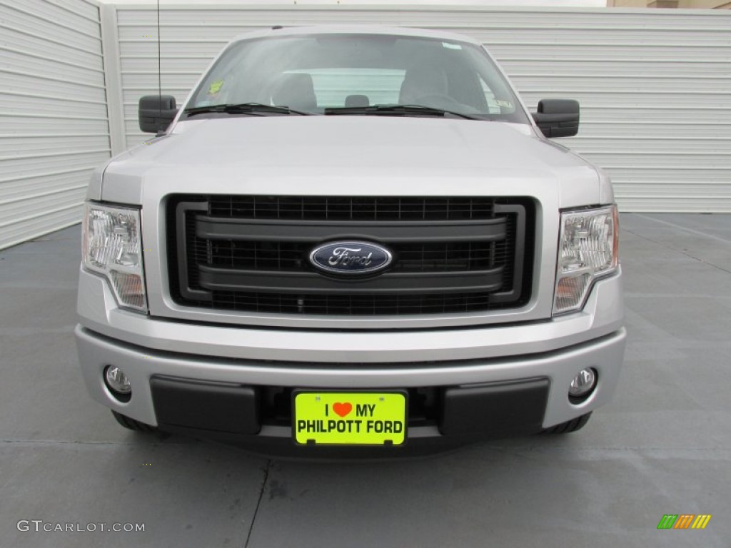 2014 F150 STX SuperCab - Ingot Silver / Steel Grey photo #8