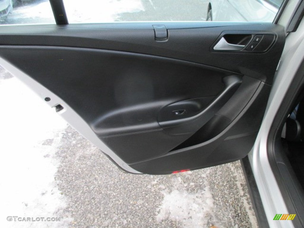 2009 Passat Komfort Sedan - Reflex Silver Metallic / Deep Black photo #25