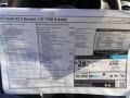 2015 Audi A3 1.8 Premium Plus Cabriolet Window Sticker