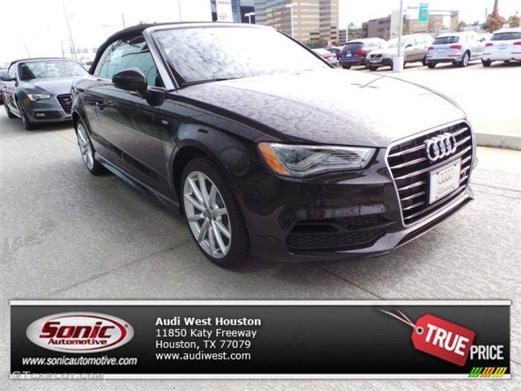 2015 A3 1.8 Prestige Cabriolet - Beluga Brown Metallic / Chestnut Brown photo #1