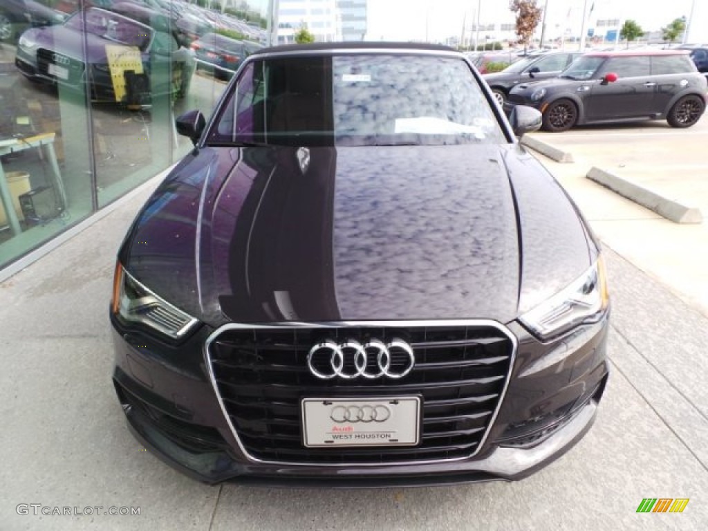2015 A3 1.8 Prestige Cabriolet - Beluga Brown Metallic / Chestnut Brown photo #2