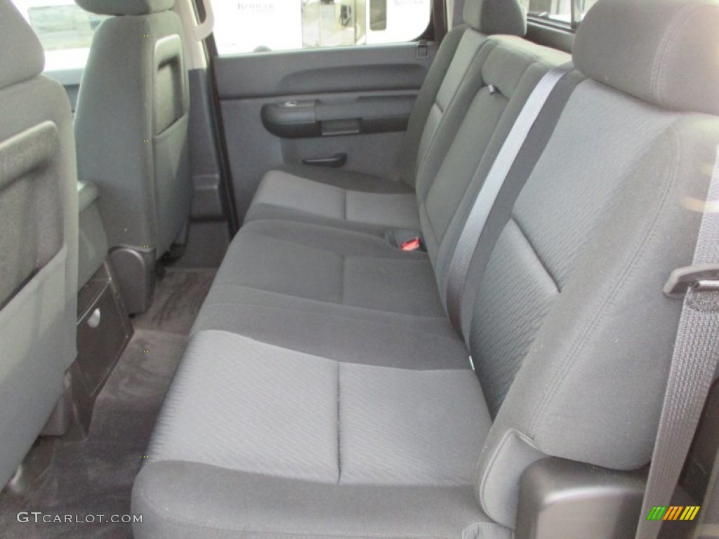 Ebony Interior 2014 GMC Sierra 3500HD SLE Crew Cab 4x4 Photo #100512513