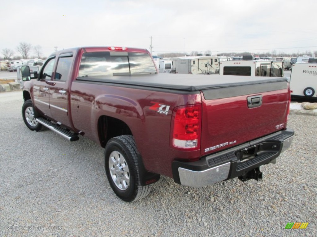 Sonoma Red Metallic 2014 GMC Sierra 3500HD SLE Crew Cab 4x4 Exterior Photo #100512567
