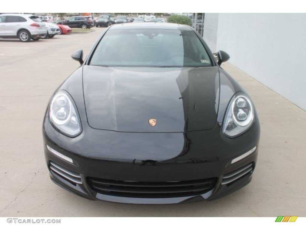 2014 Panamera 4 - Black / Black photo #3