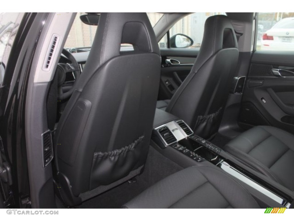 2014 Panamera 4 - Black / Black photo #31