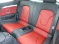 Black/Magma Red Rear Seat Photo for 2015 Audi S5 #100514952