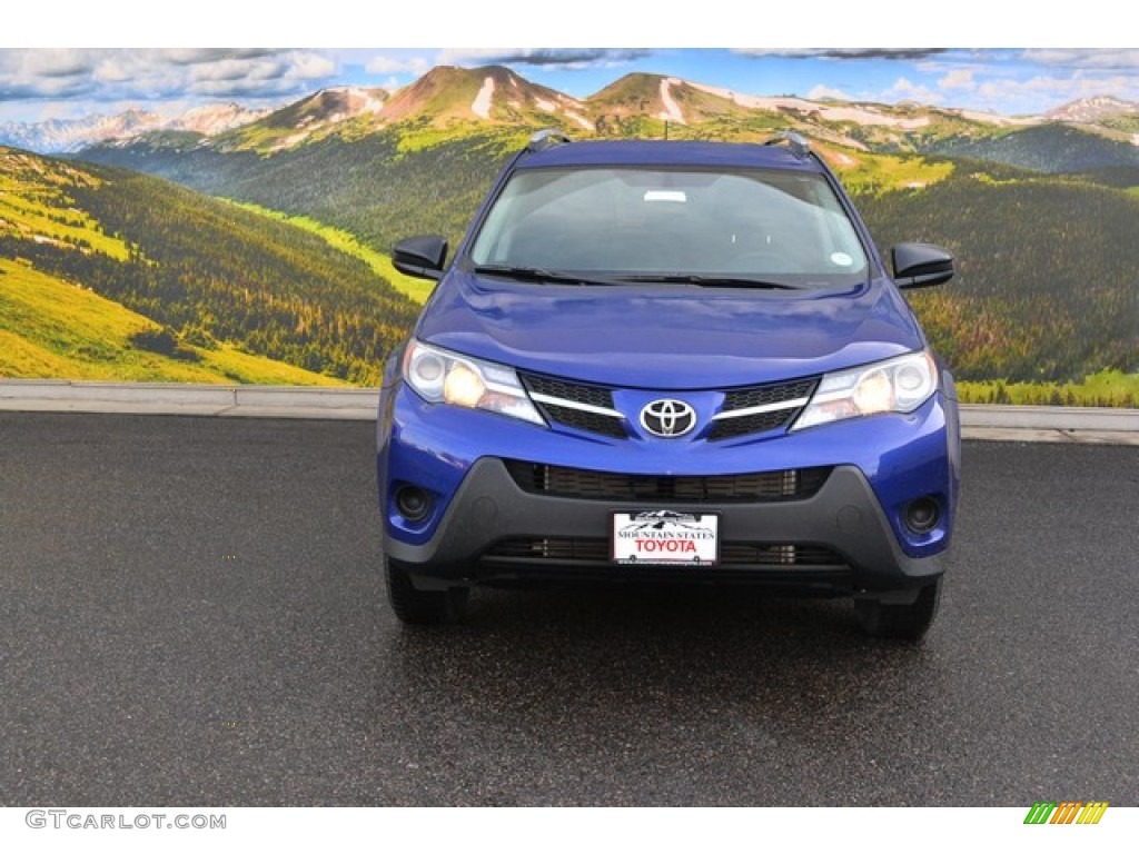 2015 RAV4 LE AWD - Blue Crush Metallic / Black photo #2