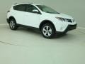 2015 Super White Toyota RAV4 XLE  photo #4