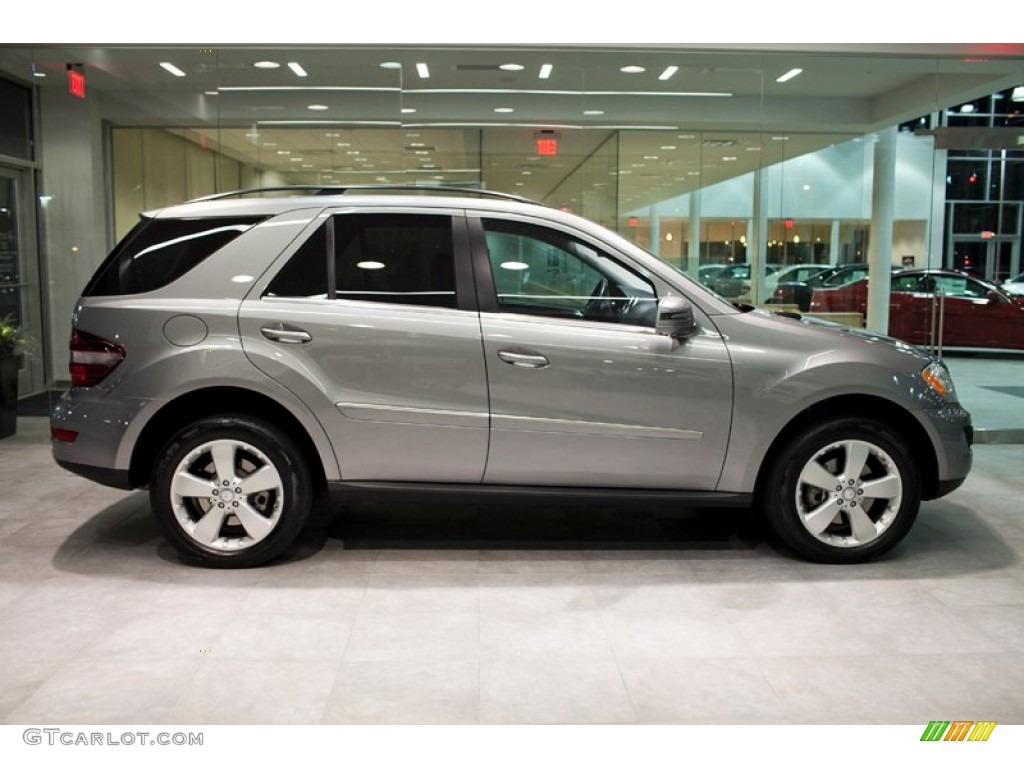 Palladium Silver Metallic 2011 Mercedes-Benz ML 350 4Matic Exterior Photo #100517499