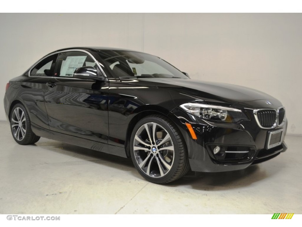 Jet Black 2015 BMW 2 Series 228i Coupe Exterior Photo #100518450