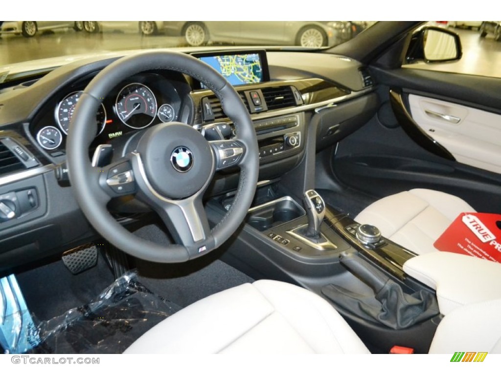 2015 3 Series 335i Sedan - Alpine White / Black photo #6