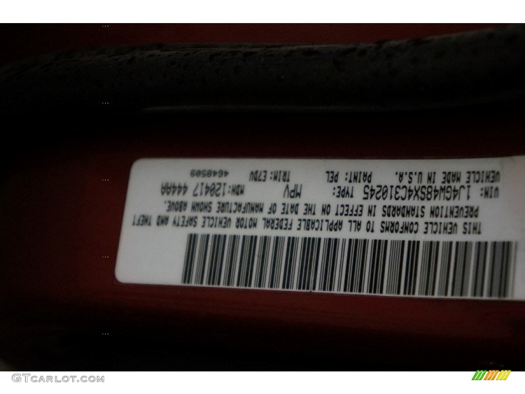 2004 Grand Cherokee Laredo 4x4 - Inferno Red Pearl / Dark Slate Gray photo #14