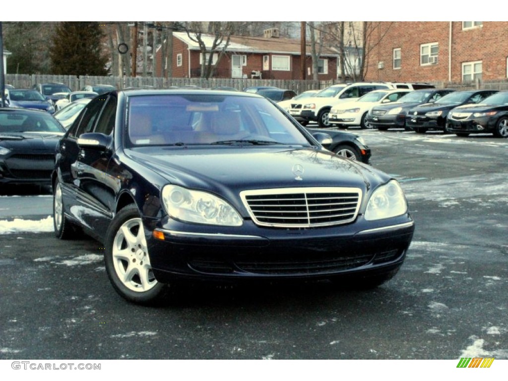 2003 S 430 4Matic Sedan - Midnight Blue / Java photo #1